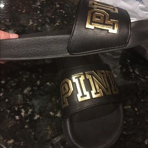 PINK Victoria Secret Slides size 7/8